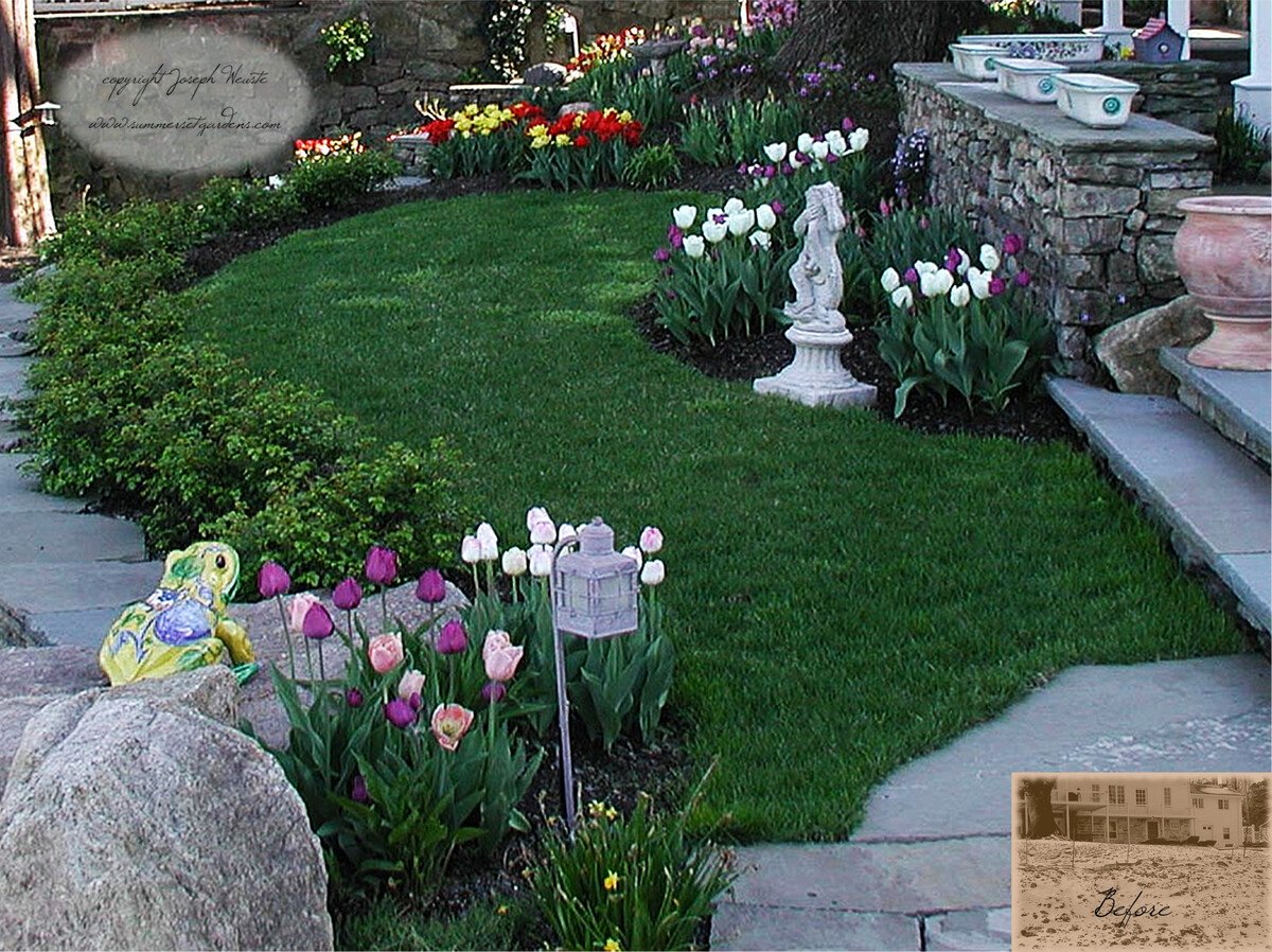 Garden Behind Stone Walls