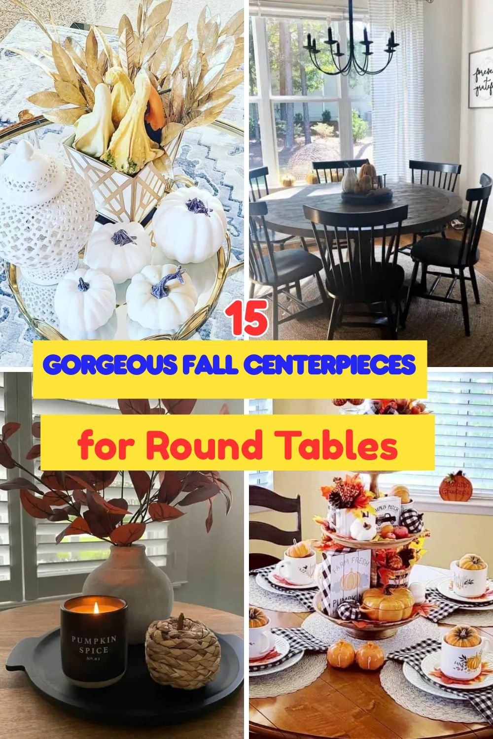 Gorgeous Fall Centerpieces