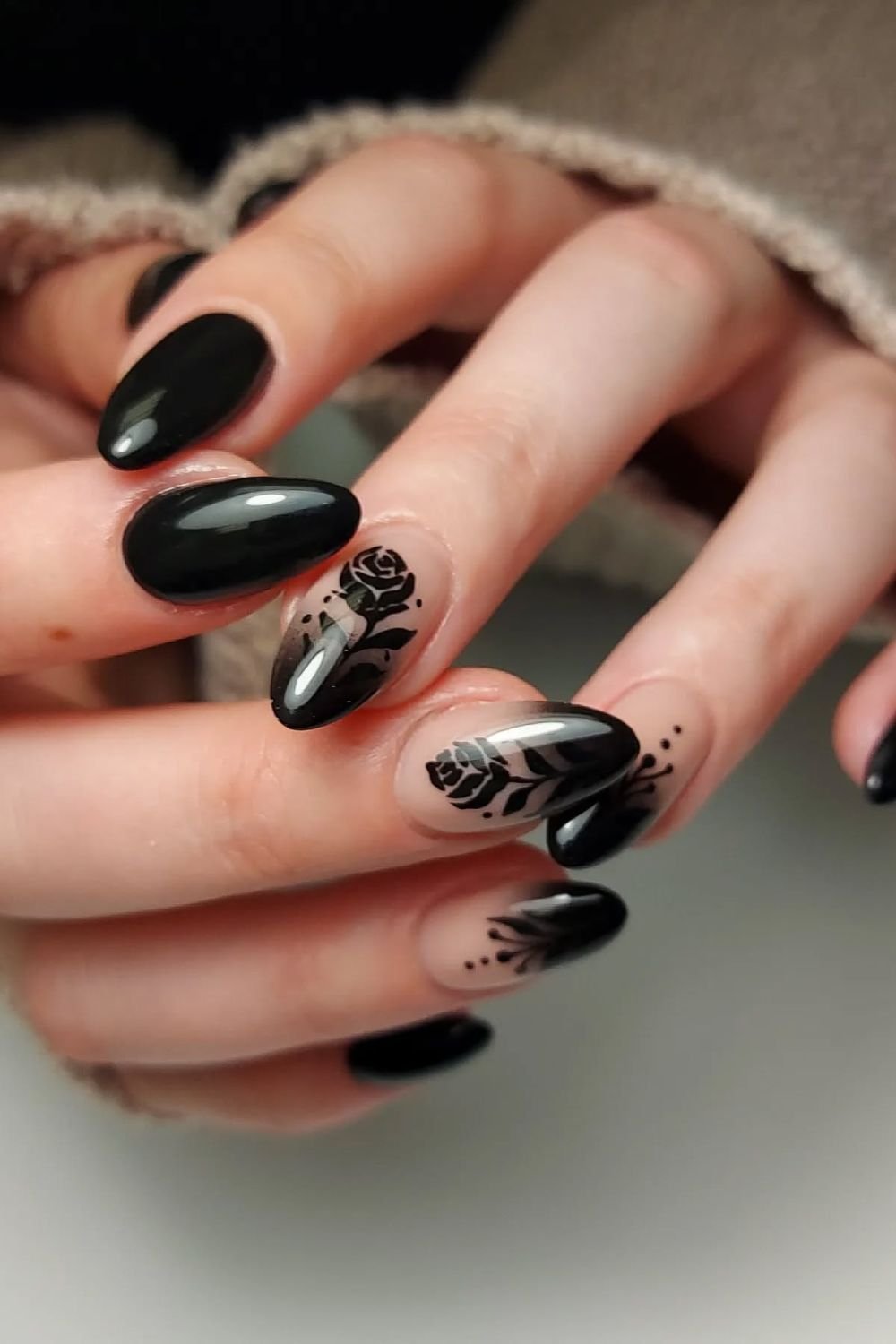Gothic Floral Fade