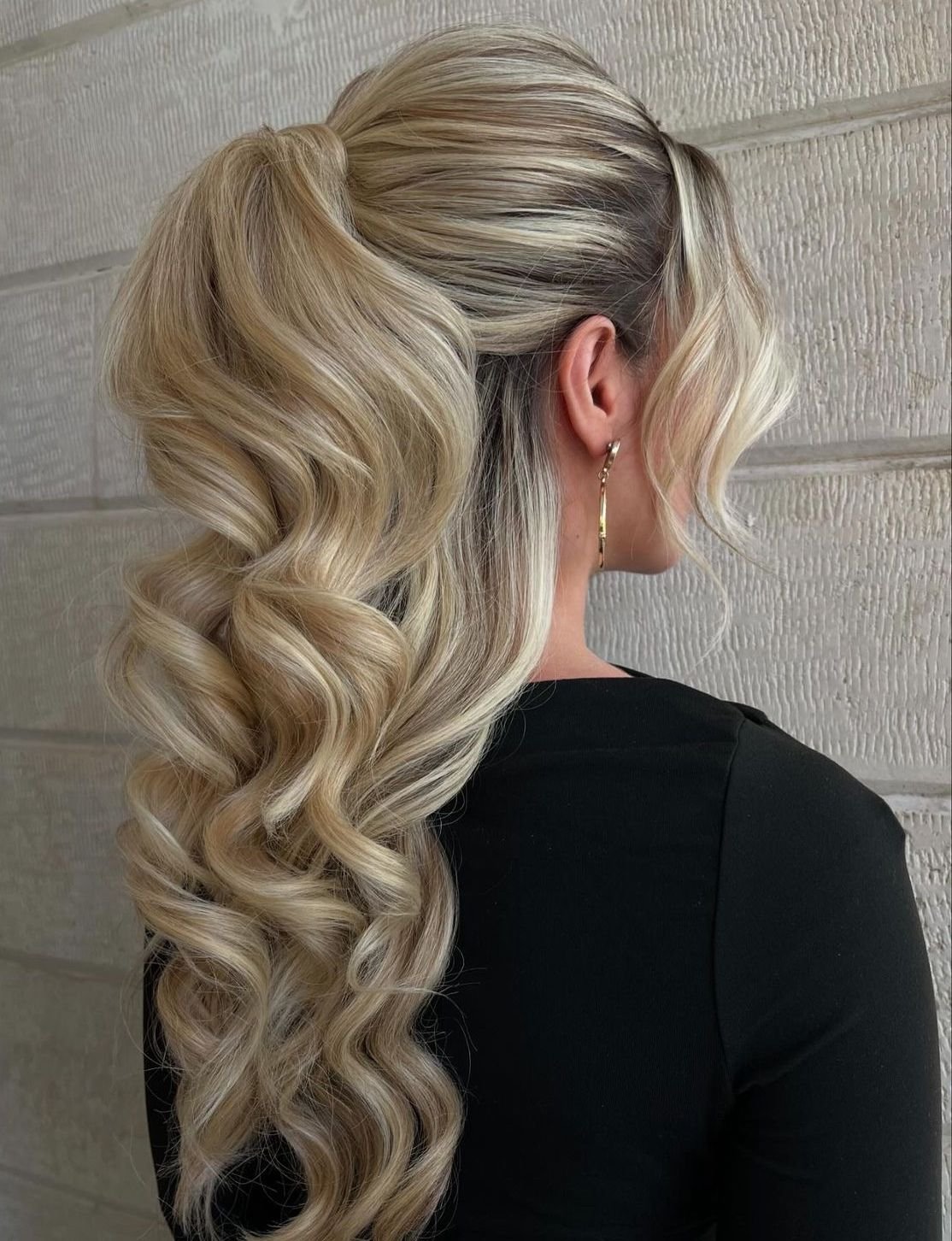 Half-Up, Half-Down with Curls
