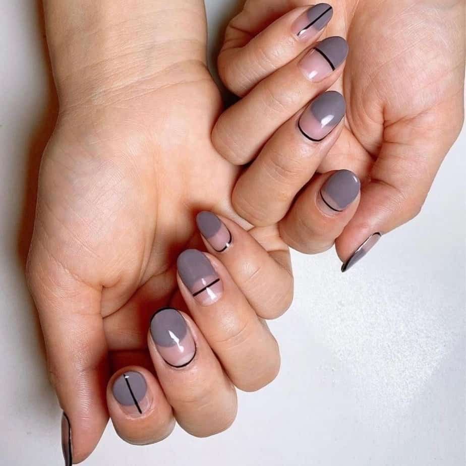 Half-moon nails