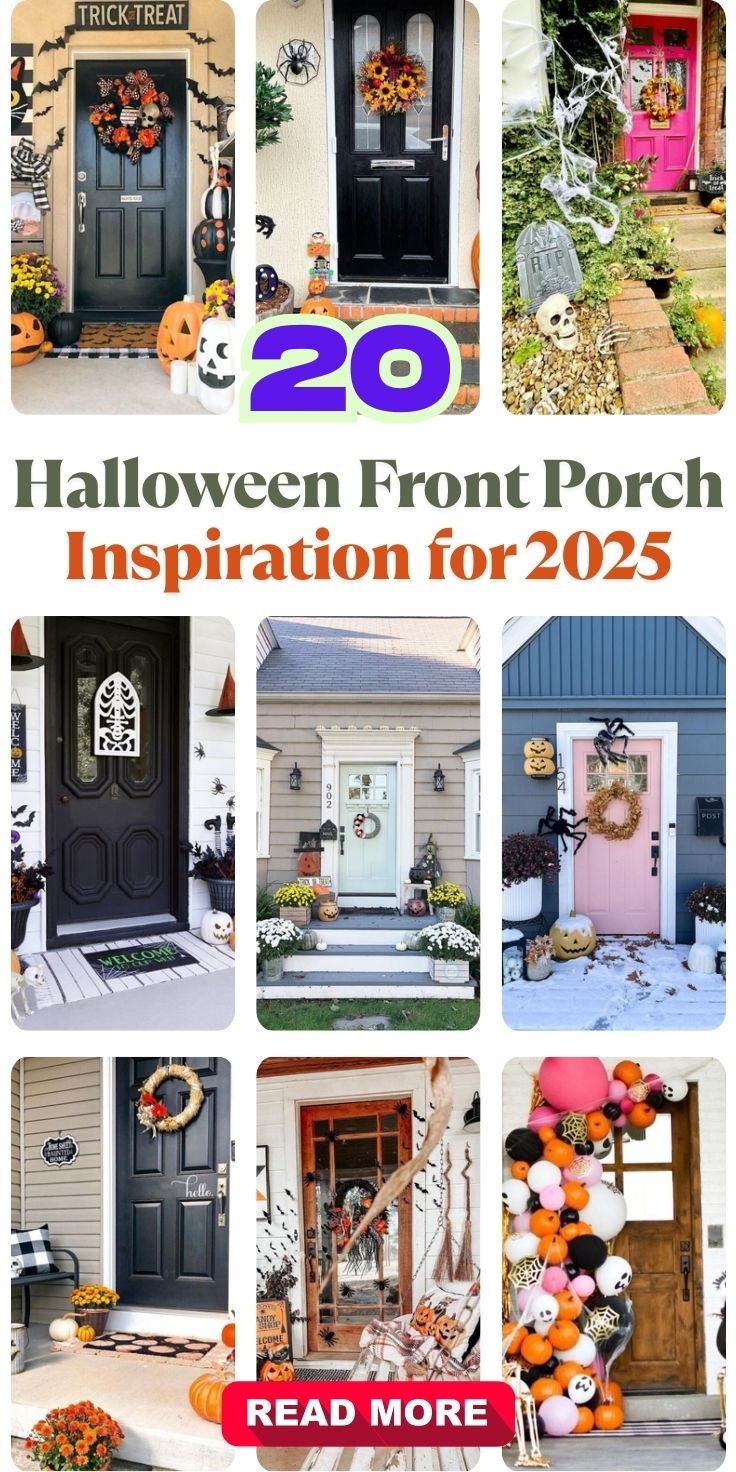 Halloween Front Porch Inspiration for 2025