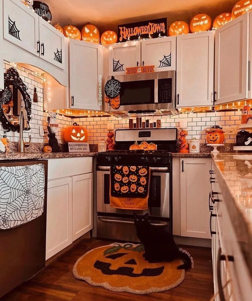 Halloween Glow Kitchen