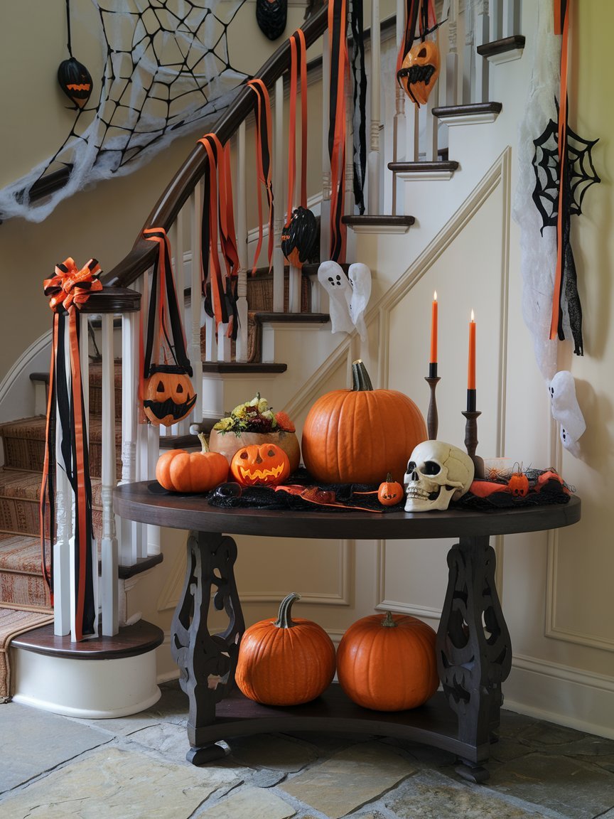Halloween Spooky Design for a Staircase Horror