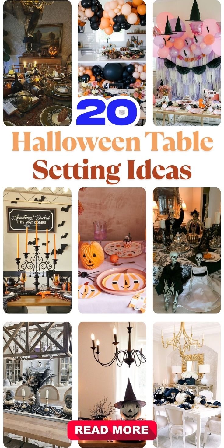 Halloween Table Setting Ideas