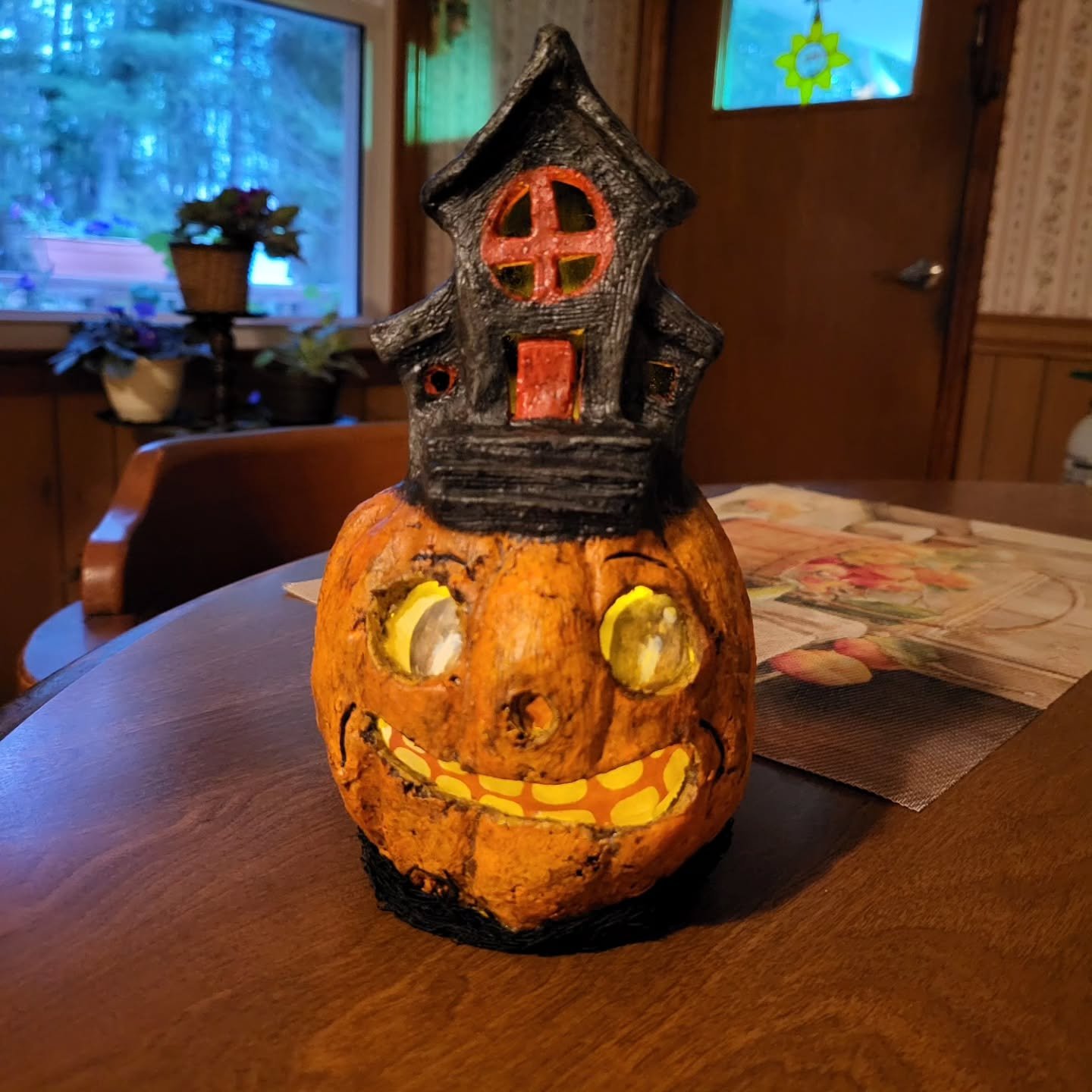 Haunted House Pumpkin