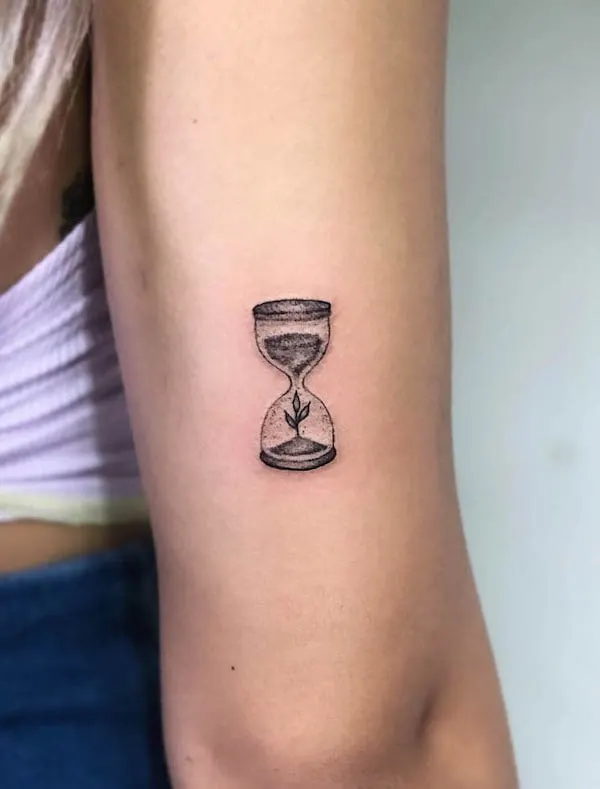 Hourglass tattoo