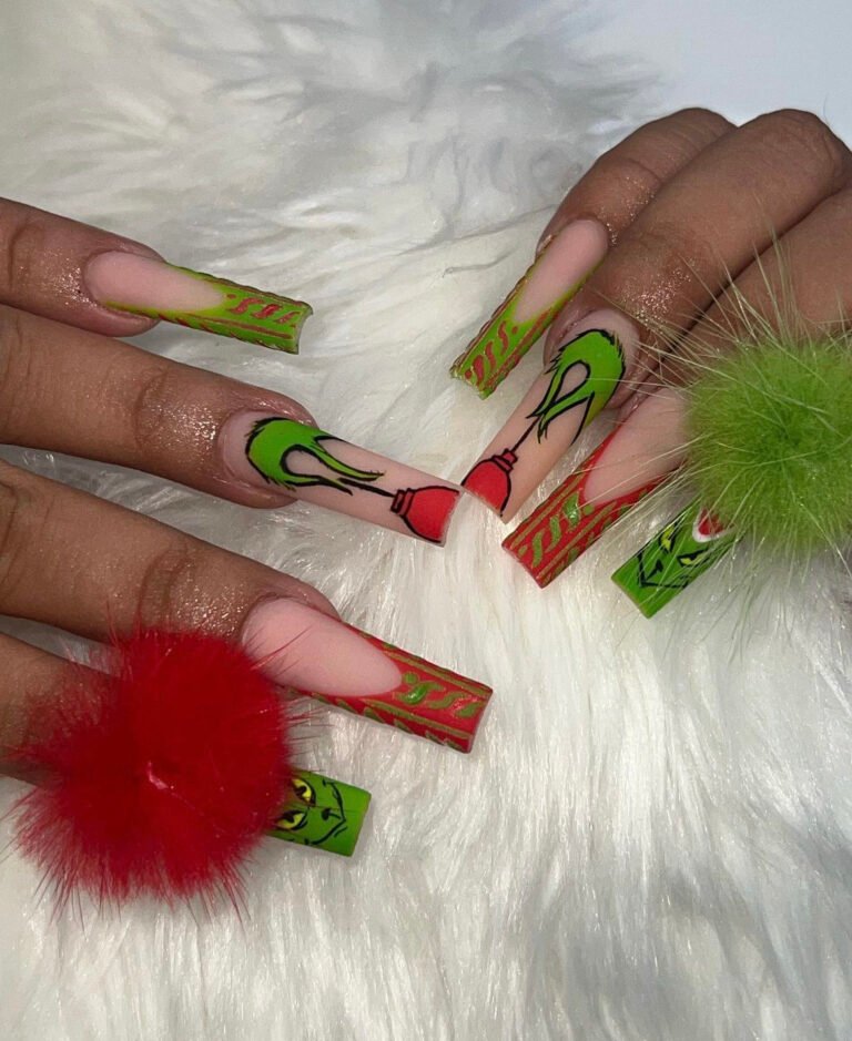 Red & Green Pom Poms