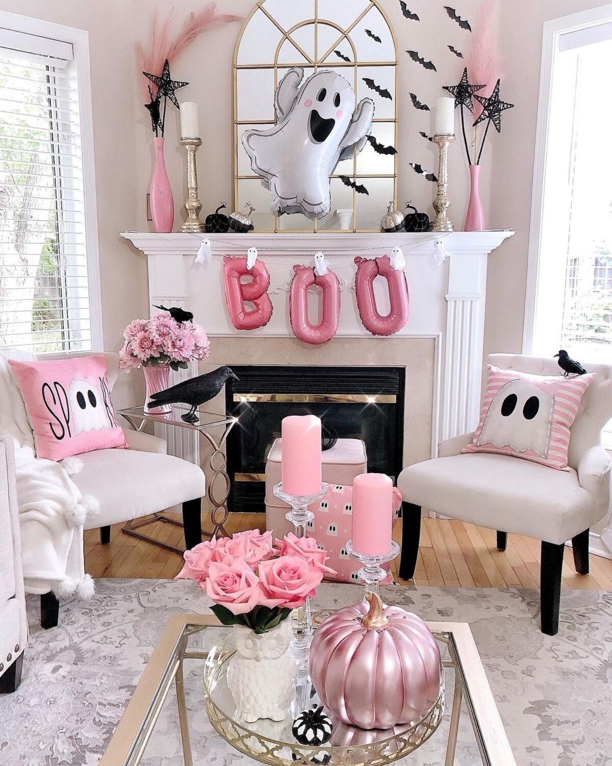 Mantelpiece Baloon Decorations