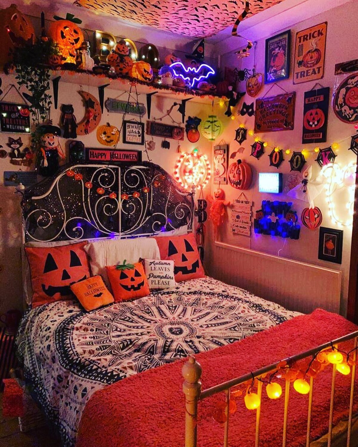 Maximalist Halloween Decor