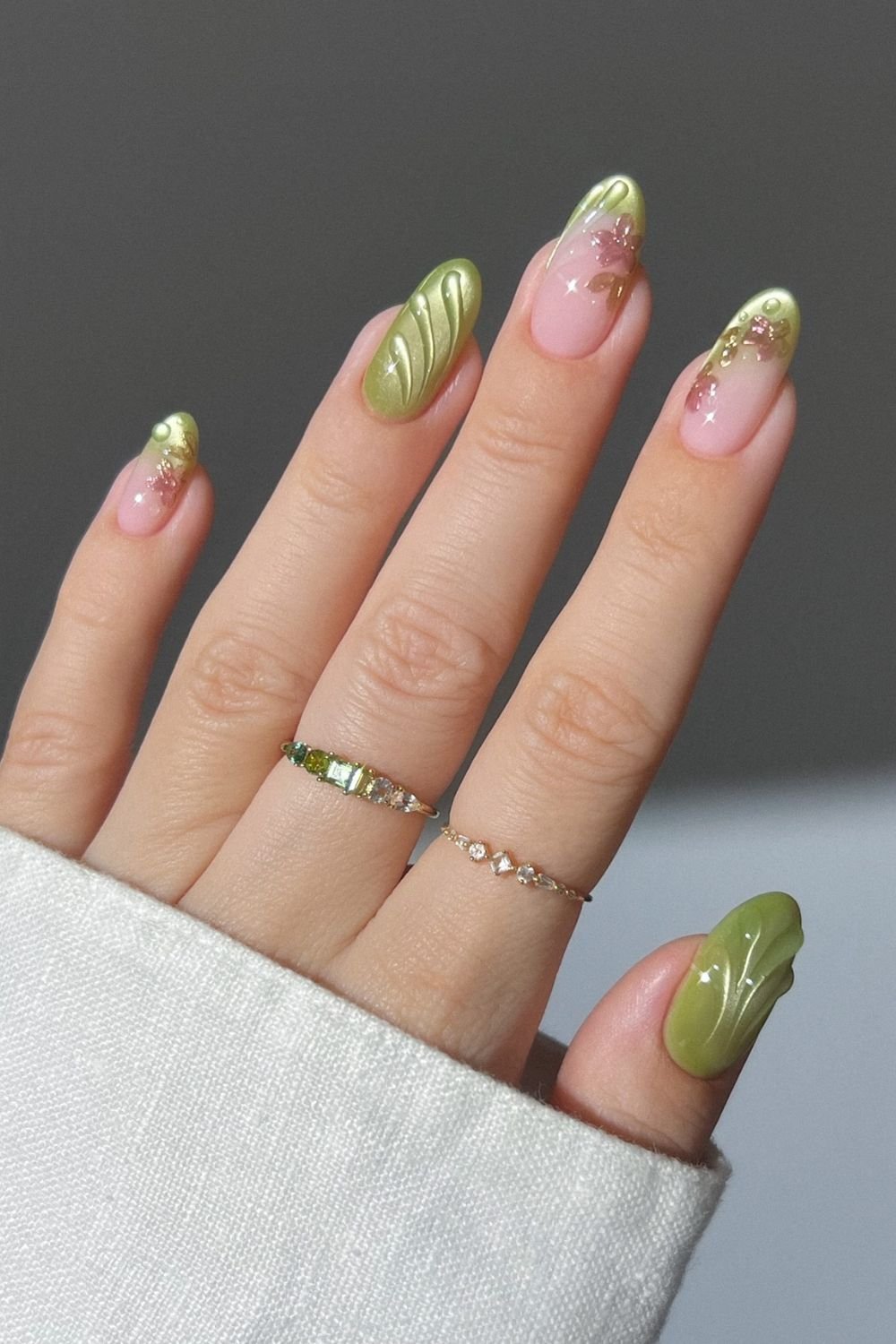 Metallic Leaf Emboss