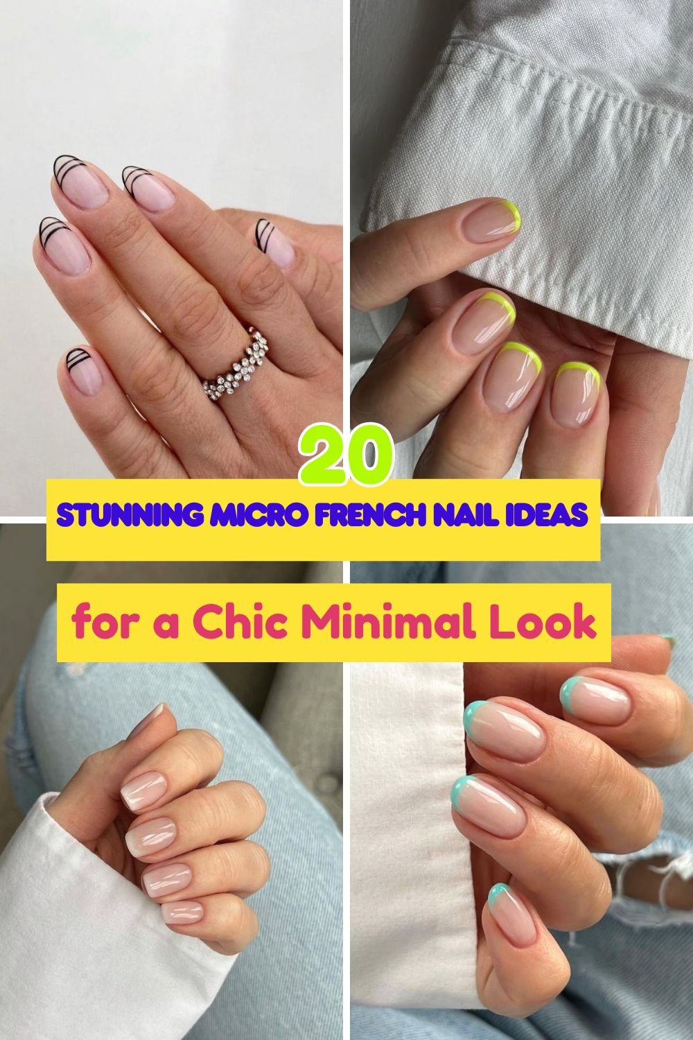 Stunning Micro French Nail Ideas