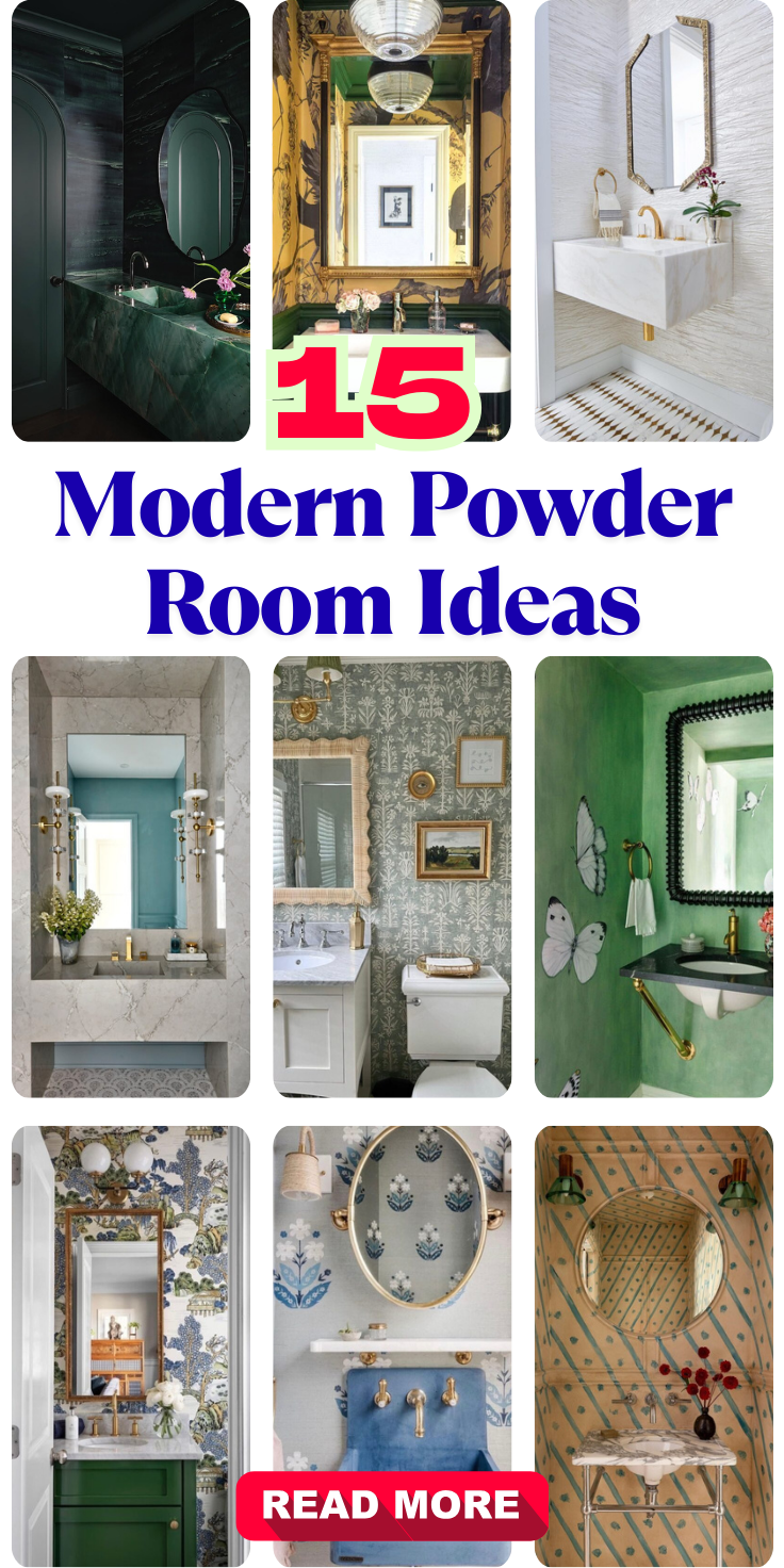 Modern Powder Room Ideas