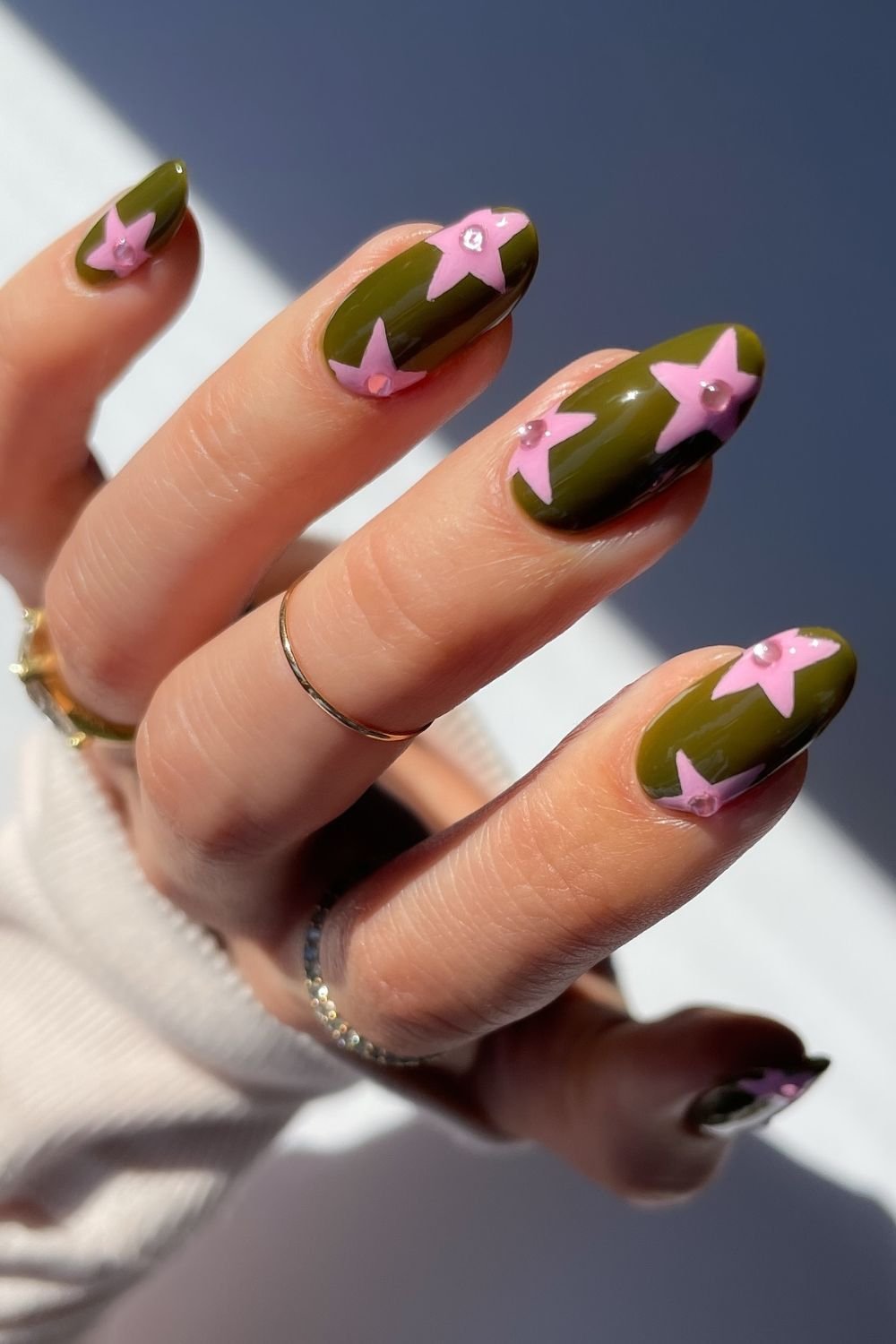 Olive With Stars