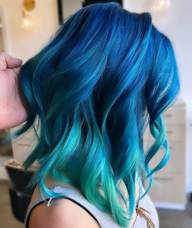 Ombré blue