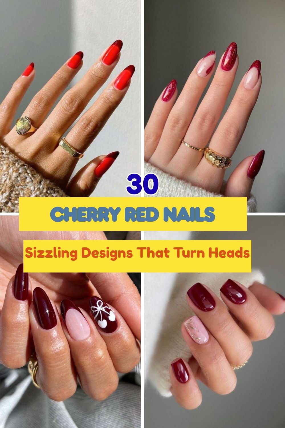 Cherry Red Nails