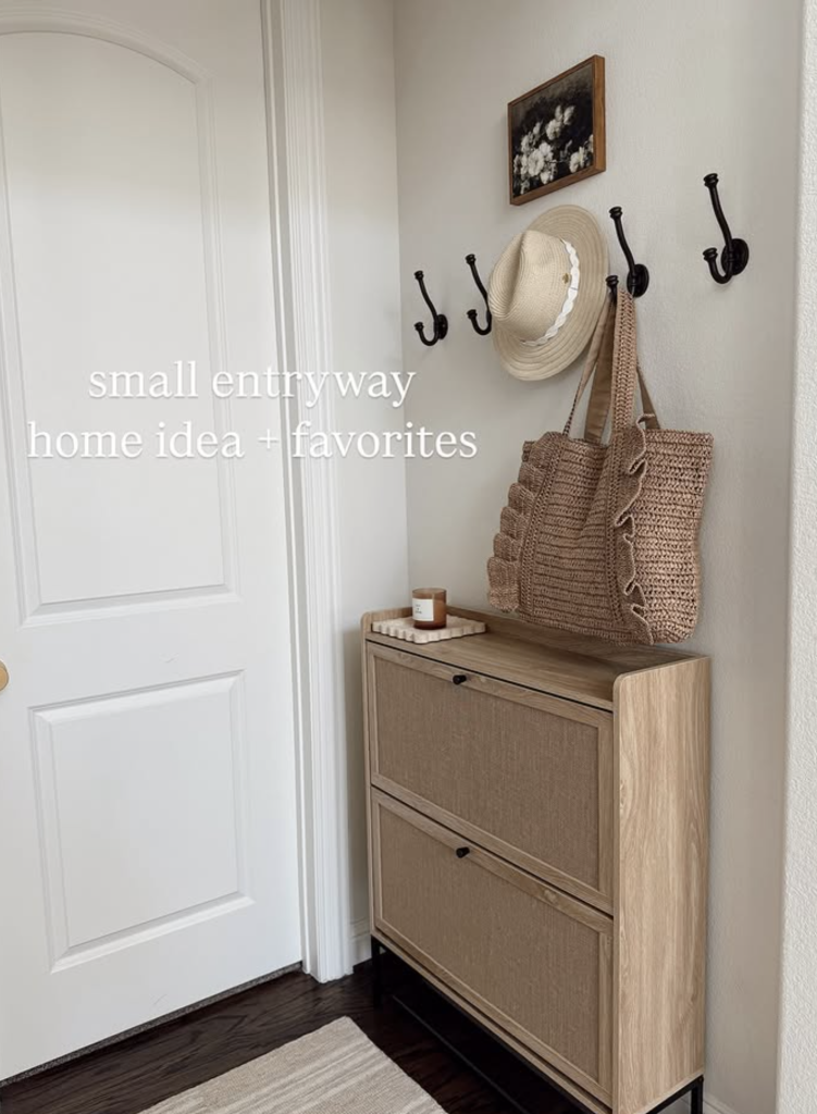 Add a Slim Shoe Cabinet in Tight Spaces