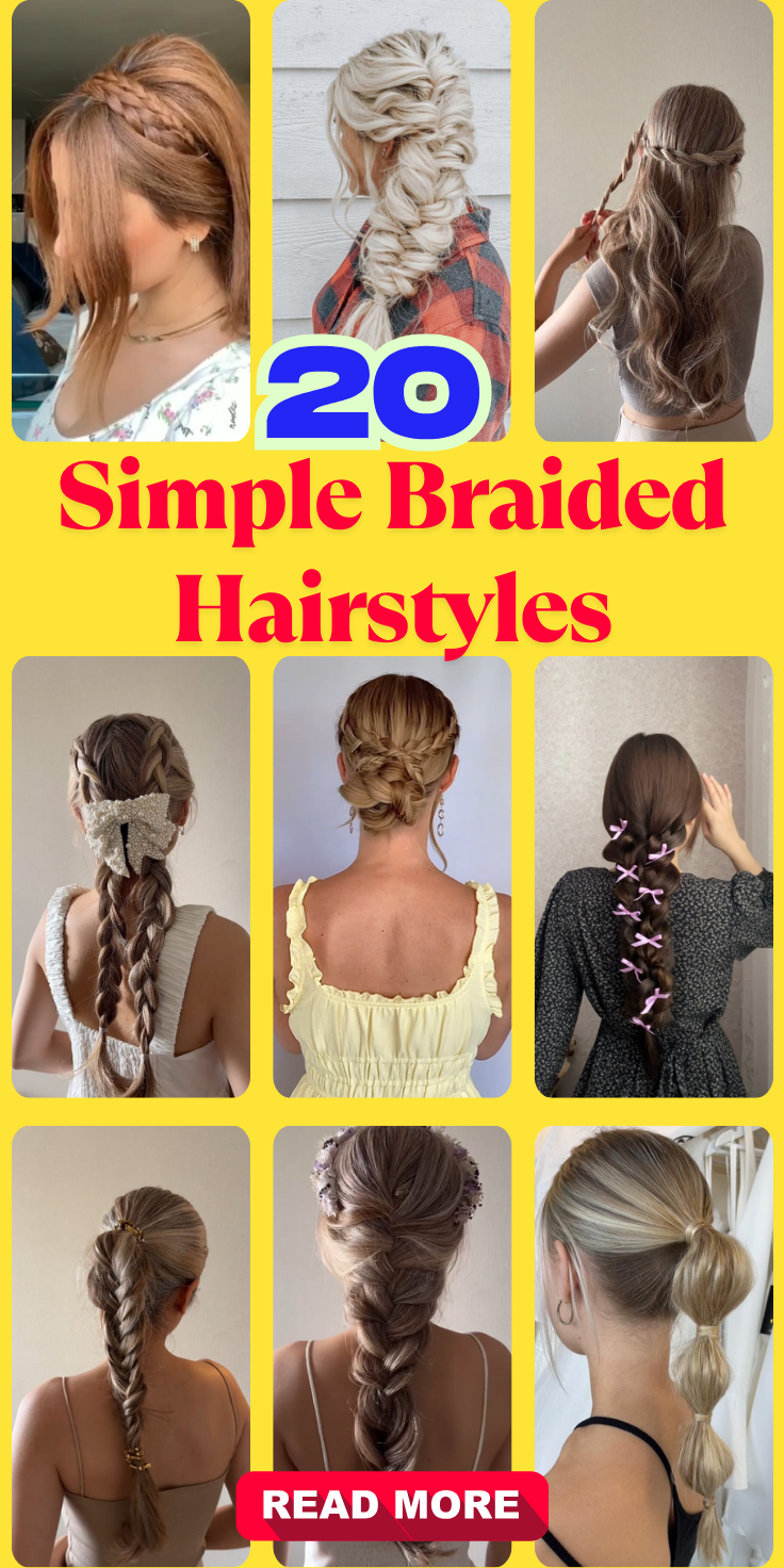 Simple Braided Hairstyles