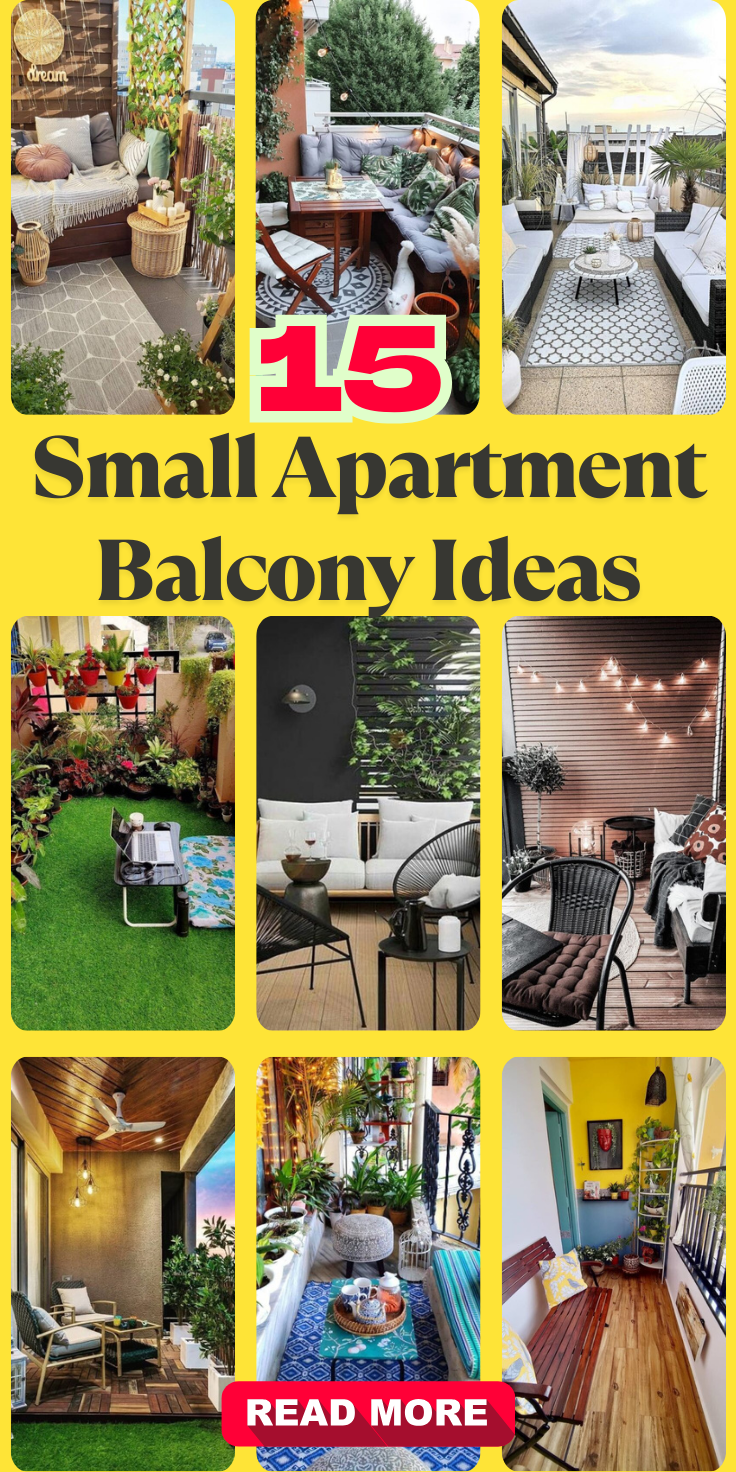 Small Apartment Balcony Ideas