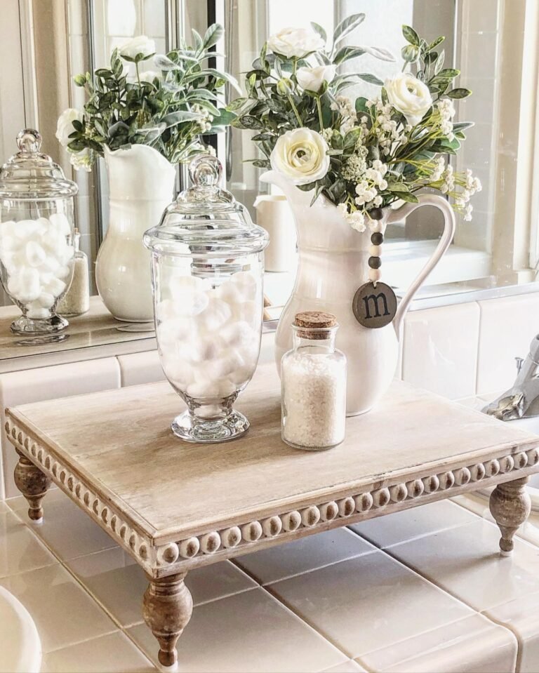 Square Wooden Antique Tray
