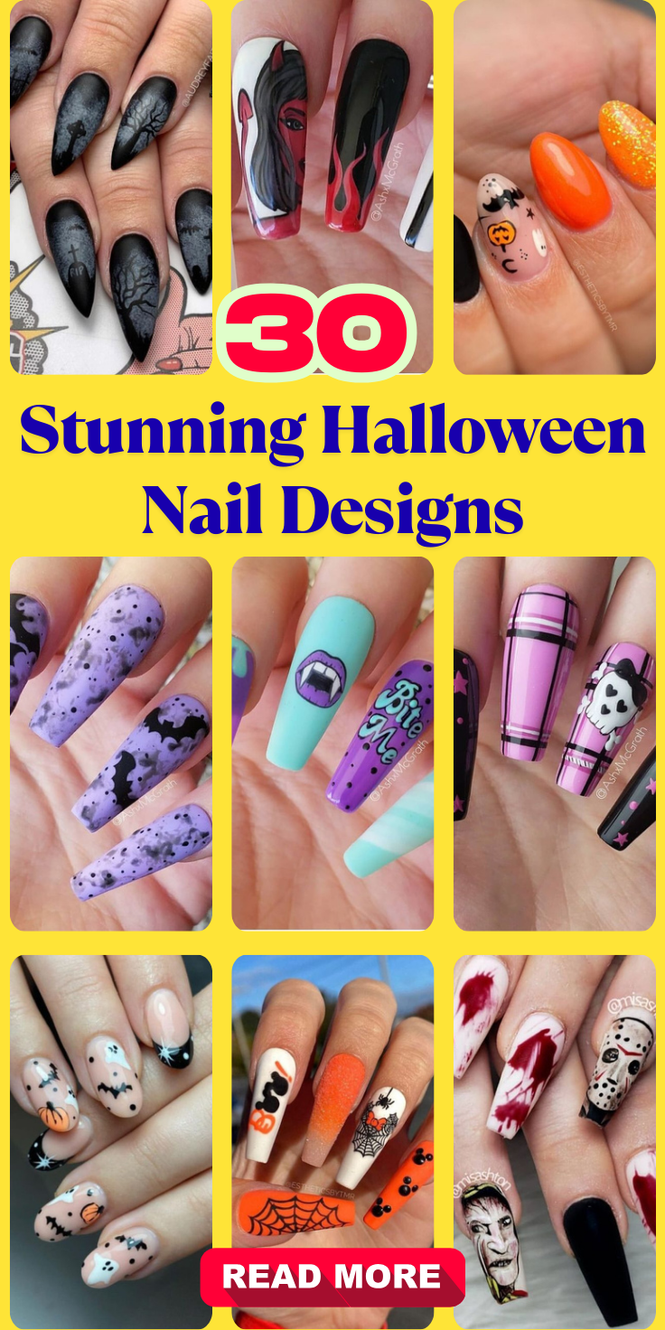 Stunning Halloween Nail Designs