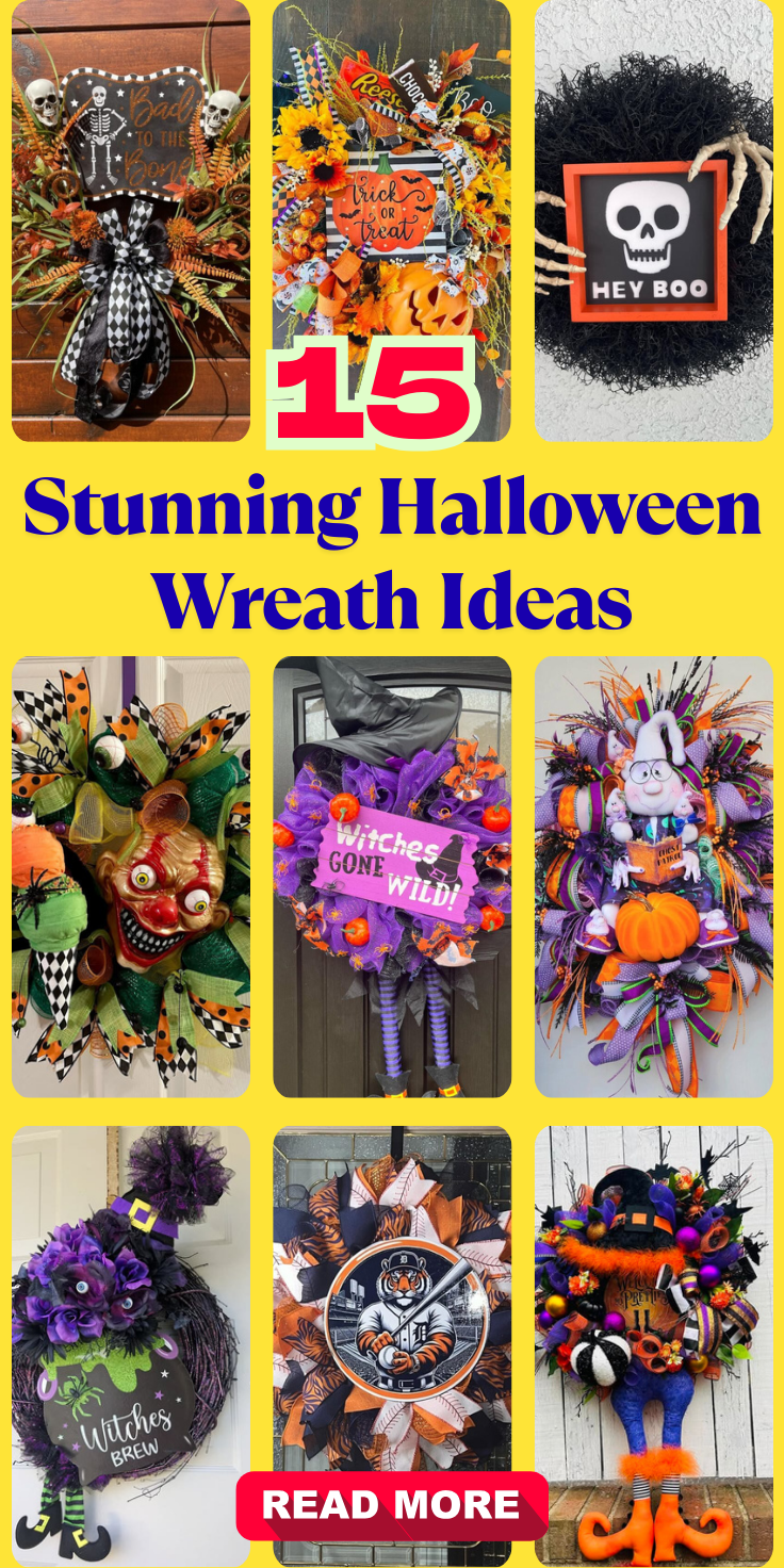 Stunning Halloween Wreath Ideas