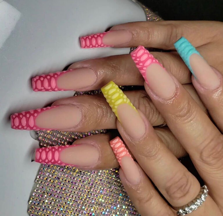 Textured Snake Print