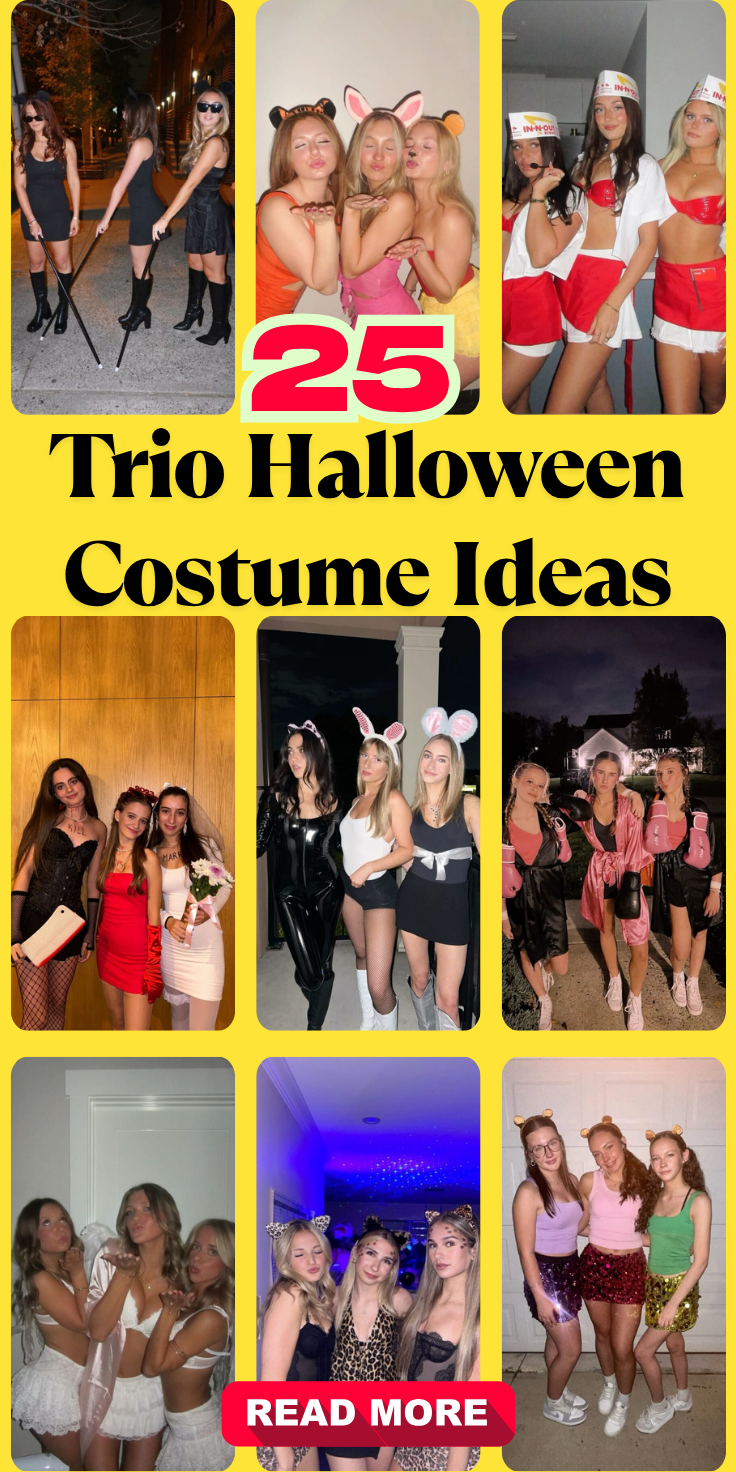 Trio Halloween Costume Ideas