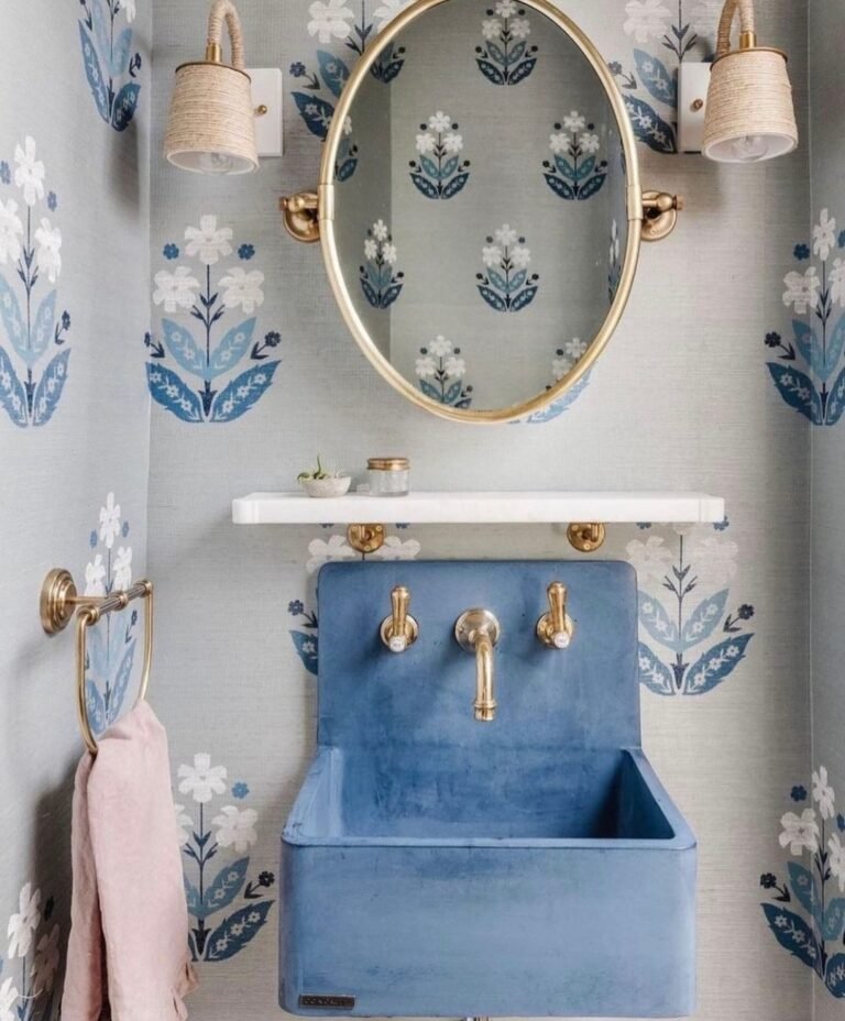 Velvet Luxe Powder Room