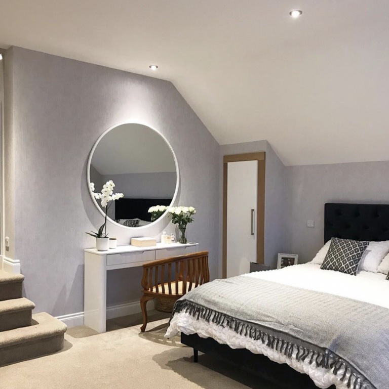 Wall Mirrors With White Frame