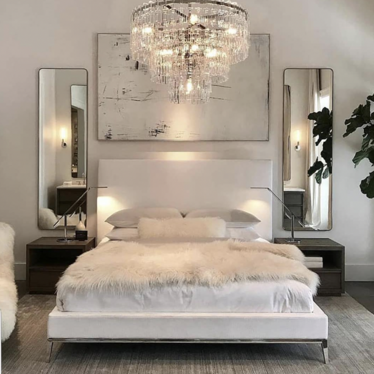 White bedroom With Wall Mirrors Bedroom Mirror Ideas