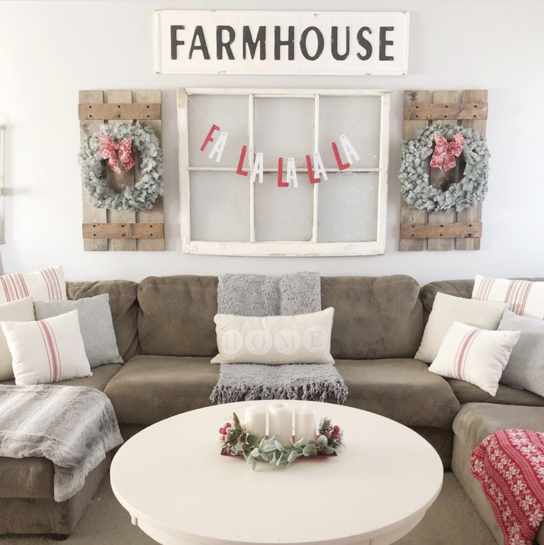 Wooden Window Frame Decor