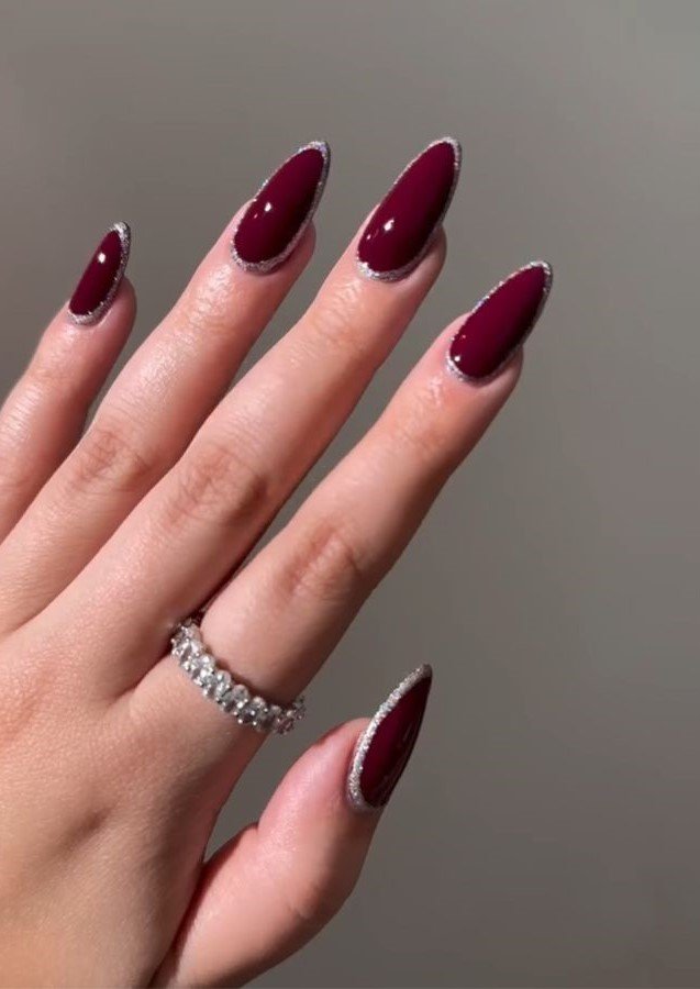 Cherry Mocha Nails