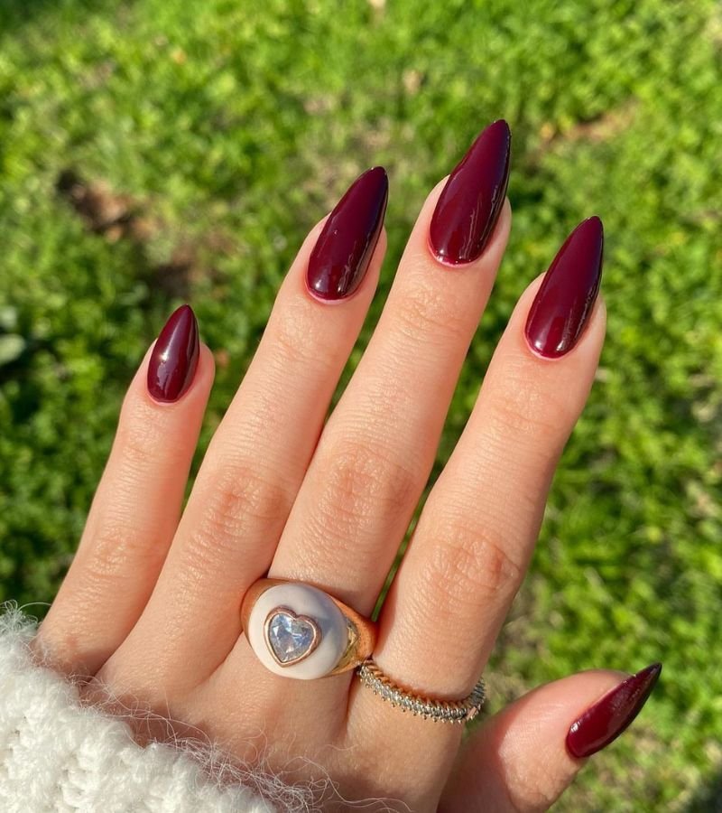 Cherry Red Nails