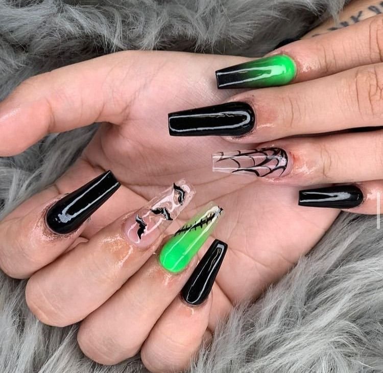 Black and Green