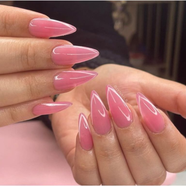 Pink Gel Nails