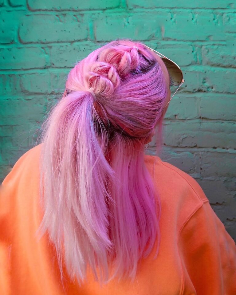 Half Up Pull Through Braid