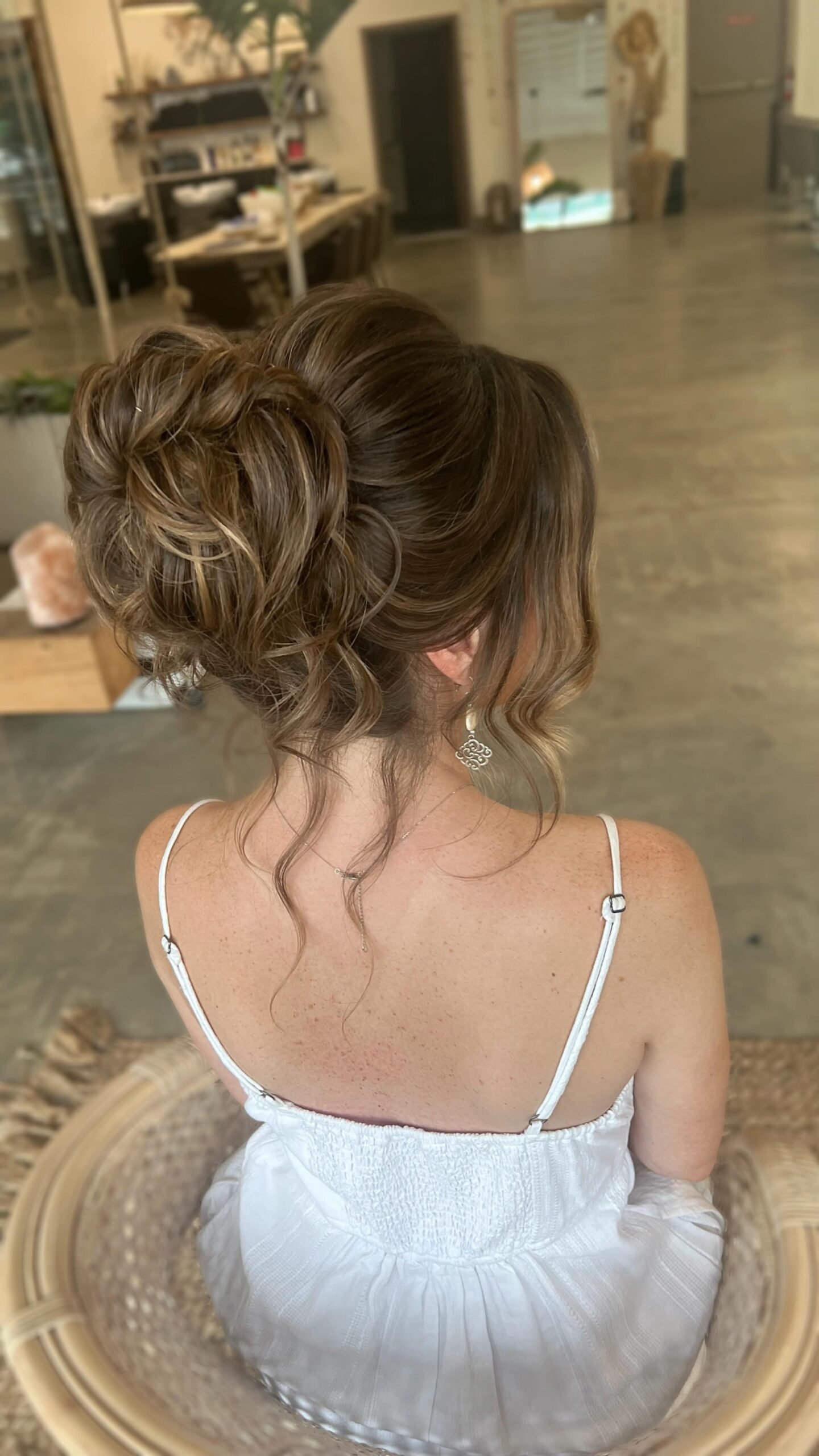 High Textured Bridal Bun