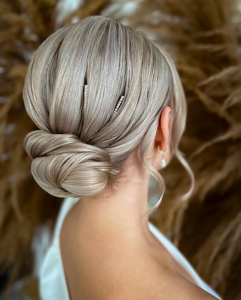 Low Classy Wedding Bun