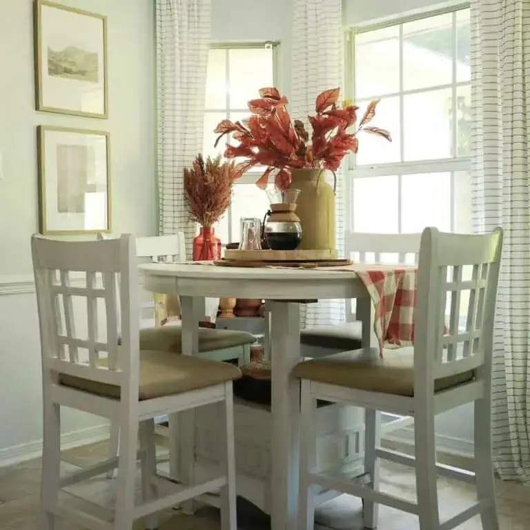 Plaid Orange Accents