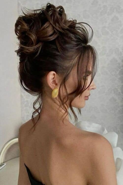 High Messy Bun