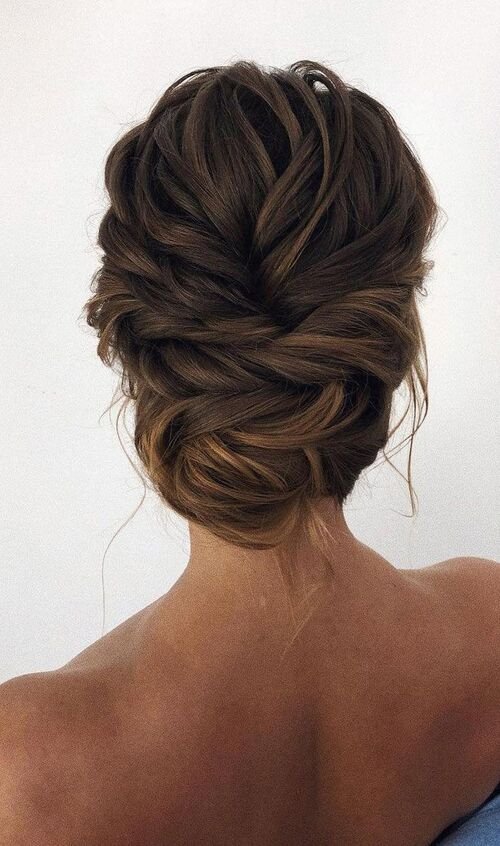 Braided Low Chignon