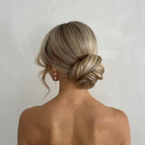 Classic Low Chignon