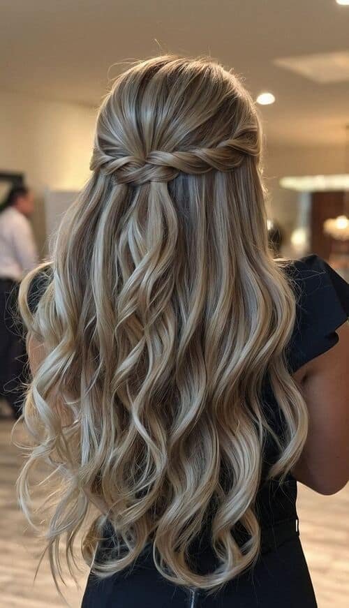 Braided Half Up Half Down