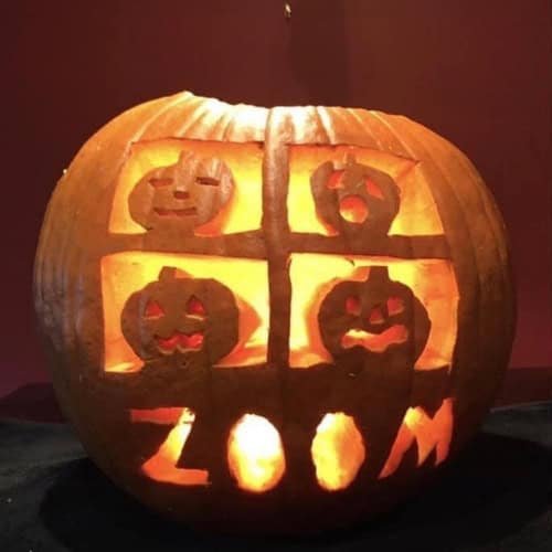 Pumpkin Zoom Meeting