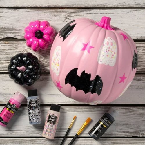Pastel Pink Bats & Ghosts