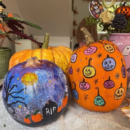 Pumpkins & Graveyard
