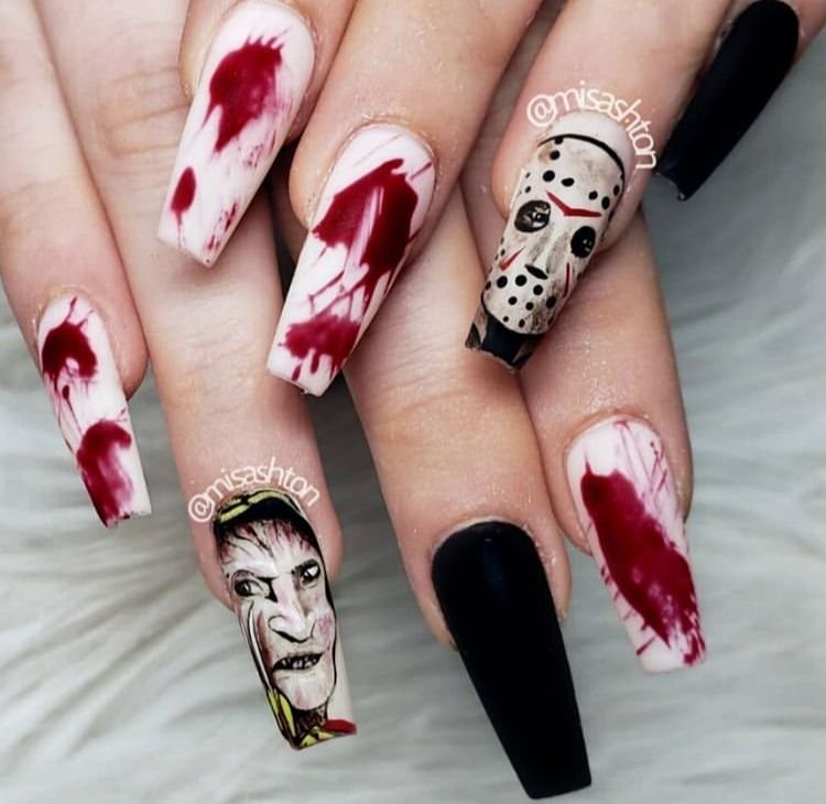 Freddy vs Jason Nails