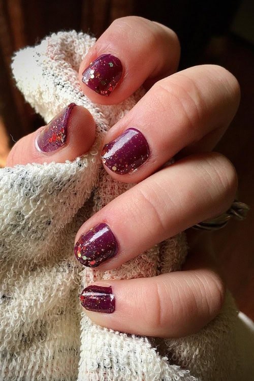Plum and Glitter Goddess