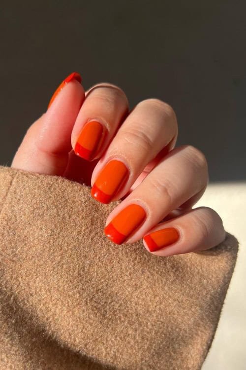 Bright Color Block Tips